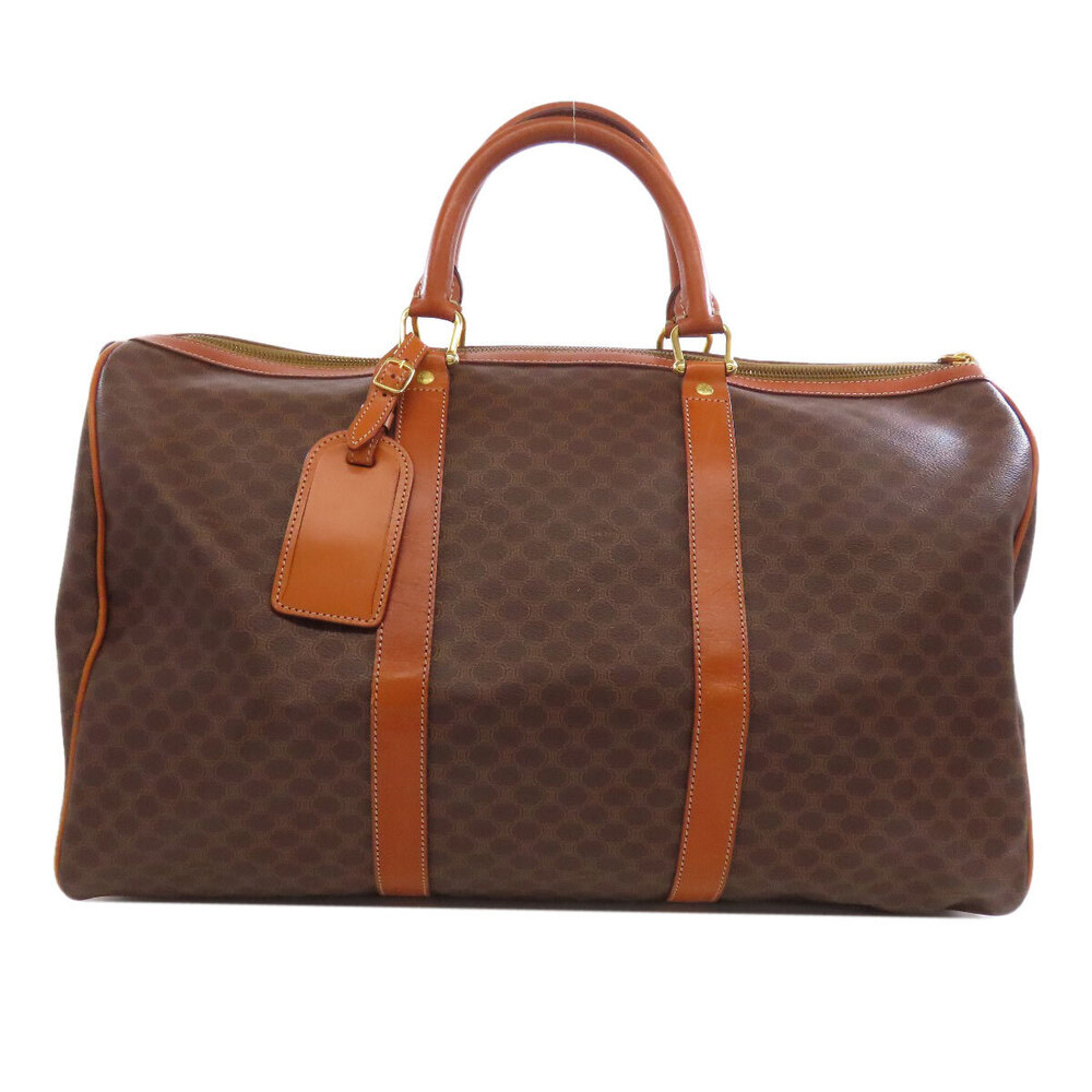 Celine Brown bag Macadam Leather Boston Boston